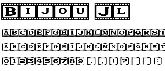 Bijou JL font